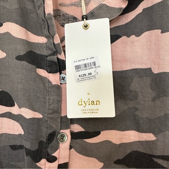 NWT Dylan Los Angeles Button Up Camo Shirt - Picture 4 of 5